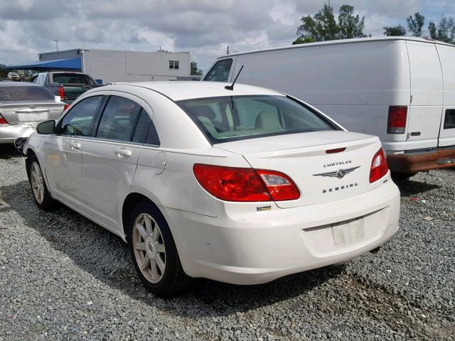 1C3LC56D39N545187 - 2009 CHRYSLER SEBRING TO WHITE photo 3