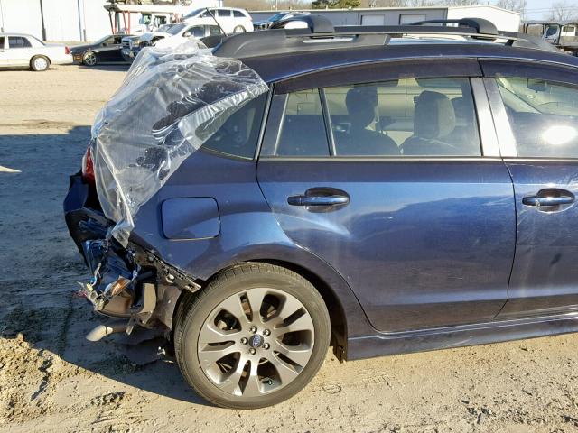 JF1GPAP68GH233121 - 2016 SUBARU IMPREZA SP BLUE photo 9