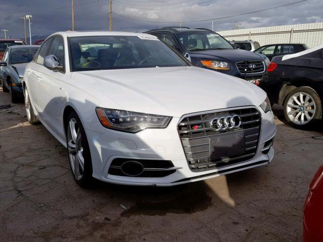 WAUJ2AFC1DN134446 - 2013 AUDI S6 WHITE photo 1