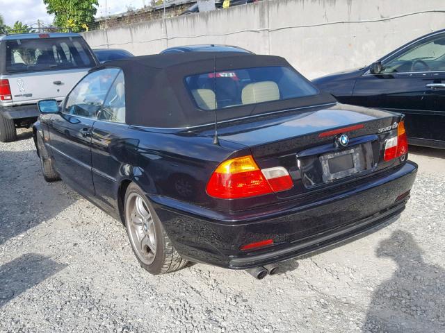 WBABS53441JU81247 - 2001 BMW 330 I BLACK photo 3