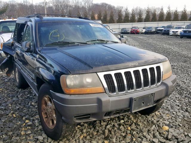 1J4GW48S71C651338 - 2001 JEEP GRAND CHER BLACK photo 1