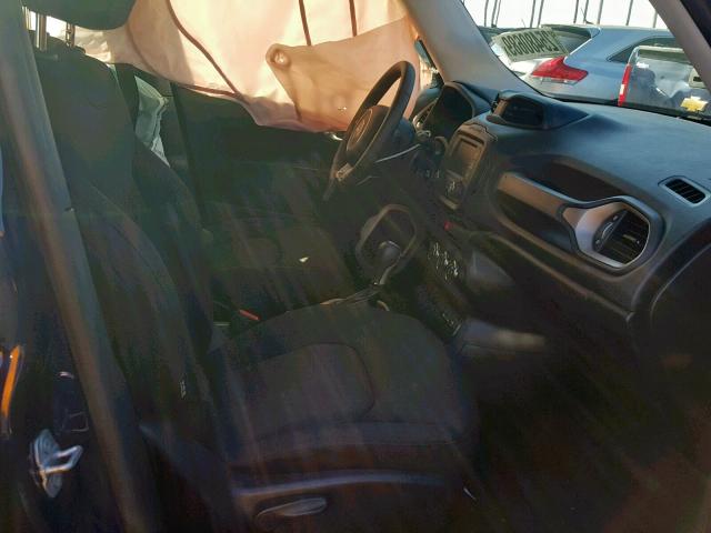 ZACCJAAT5GPD47305 - 2016 JEEP RENEGADE S ლურჯი ფოტო 5