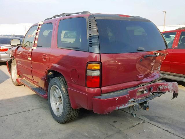 1GKEK63U06J117263 - 2006 GMC YUKON DENA BURGUNDY photo 3