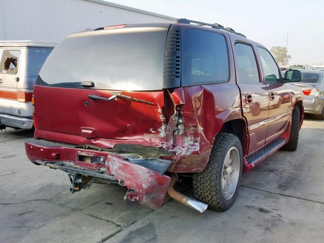 1GKEK63U06J117263 - 2006 GMC YUKON DENA BURGUNDY photo 4