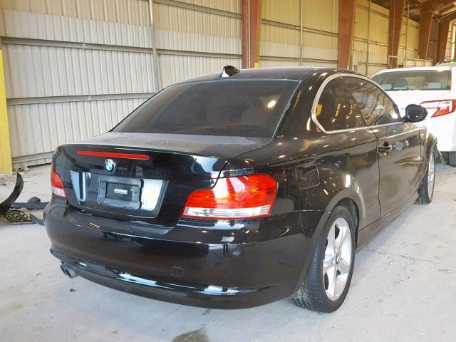 WBAUP7C57BVK78409 - 2011 BMW 128 I BLACK photo 4