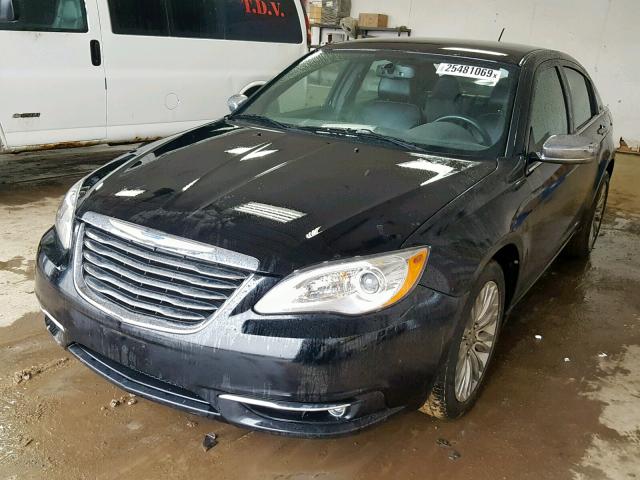 1C3CCBCG9CN326240 - 2012 CHRYSLER 200 LIMITE BLACK photo 2