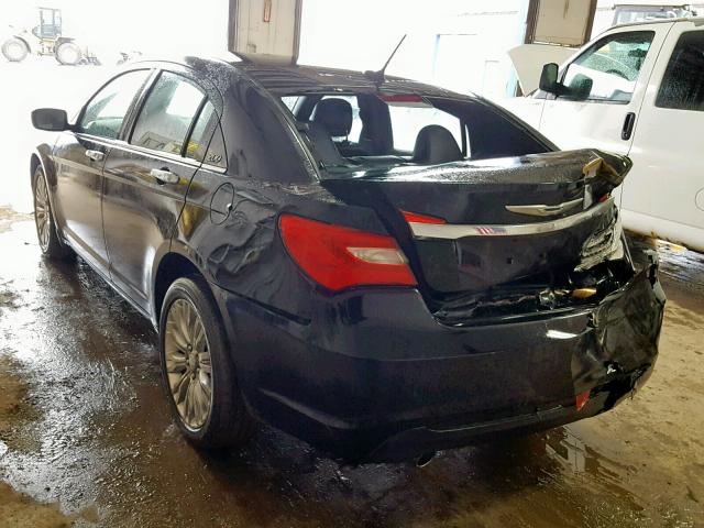 1C3CCBCG9CN326240 - 2012 CHRYSLER 200 LIMITE BLACK photo 3