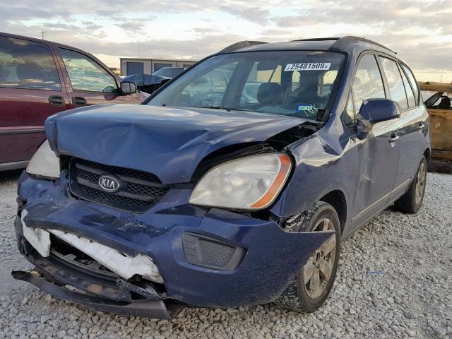 KNAFG526X77089398 - 2007 KIA RONDO LX BLUE photo 2