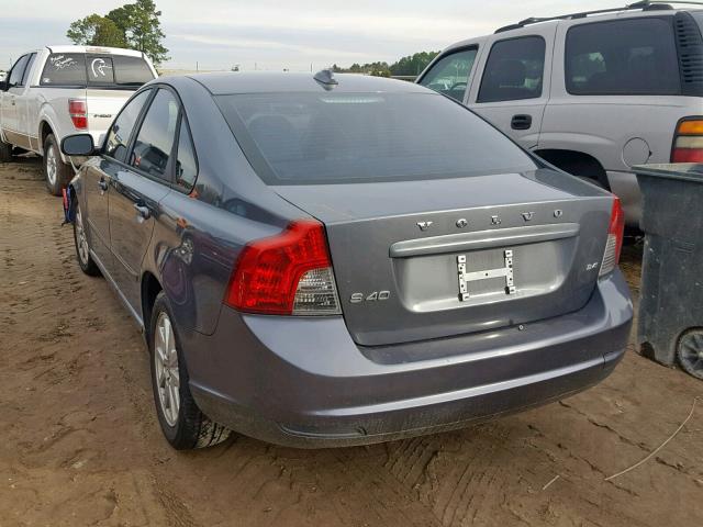 YV1MS382892455306 - 2009 VOLVO S40 2.4I GRAY photo 3