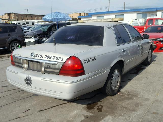 2MEFM75V18X637793 - 2008 MERCURY GRAND MARQ GRAY photo 4