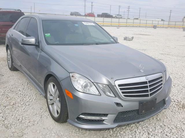 WDDHF2EB9DA701469 - 2013 MERCEDES-BENZ E 350 BLUE SILVER photo 1