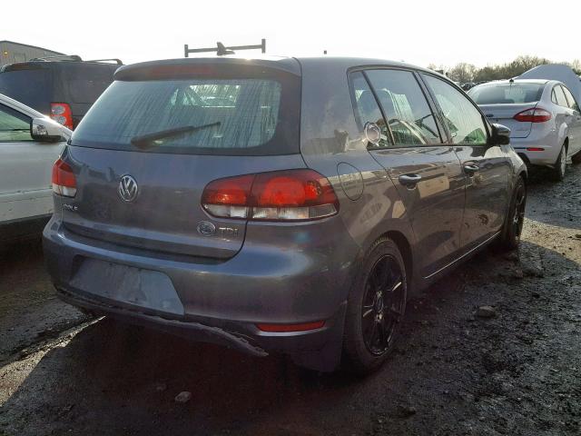 WVWNM7AJ2CW239481 - 2012 VOLKSWAGEN GOLF 灰色 照片 4