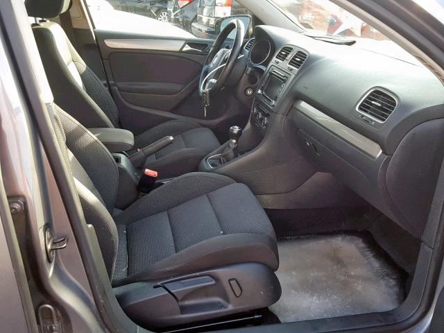 WVWNM7AJ2CW239481 - 2012 VOLKSWAGEN GOLF 灰色 照片 5