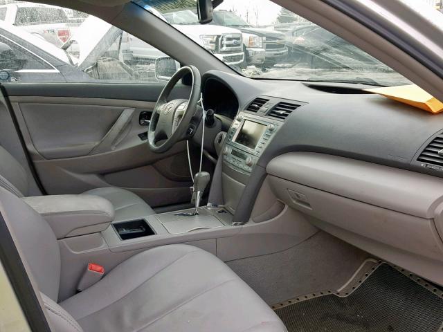 4T1BB46K39U070452 - 2009 TOYOTA CAMRY HYBR GRAY photo 5