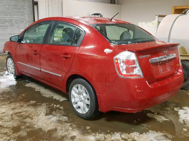 3N1AB6APXCL767426 - 2012 NISSAN SENTRA 2.0 RED photo 3