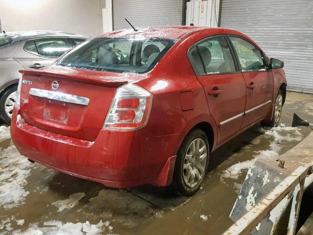 3N1AB6APXCL767426 - 2012 NISSAN SENTRA 2.0 RED photo 4