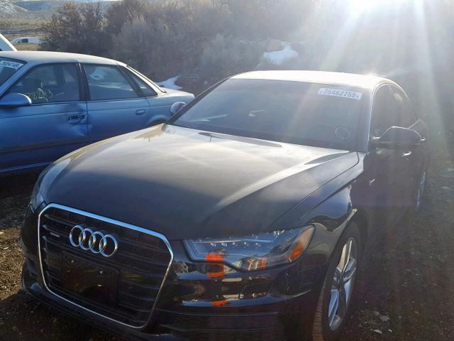 WAUHGAFC3CN158617 - 2012 AUDI A6 PRESTIG BLACK photo 2