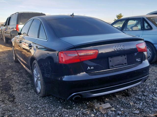 WAUHGAFC3CN158617 - 2012 AUDI A6 PRESTIG BLACK photo 3