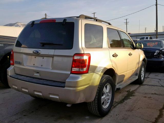 1FMCU0D77AKA31059 - 2010 FORD ESCAPE XLT GOLD photo 4