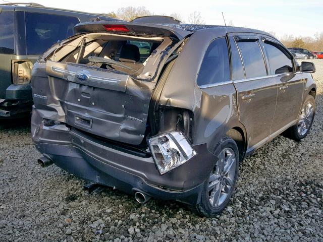 2FMDK3KC2CBA15375 - 2012 FORD EDGE LIMIT CHARCOAL photo 4