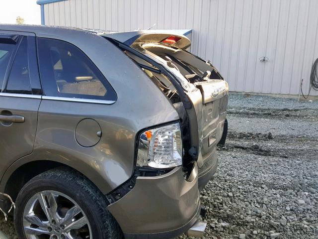 2FMDK3KC2CBA15375 - 2012 FORD EDGE LIMIT CHARCOAL photo 9