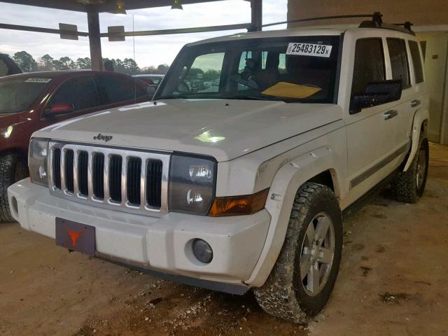 1J8HH58258C150266 - 2008 JEEP COMMANDER WHITE photo 2
