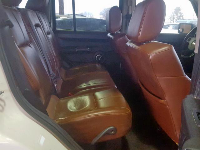 1J8HH58258C150266 - 2008 JEEP COMMANDER WHITE photo 6