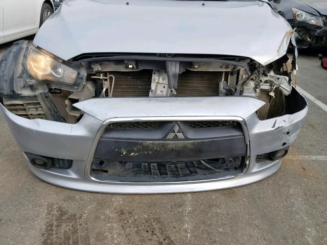 JA32U8FW6CU031630 - 2012 MITSUBISHI LANCER GT SILVER photo 9