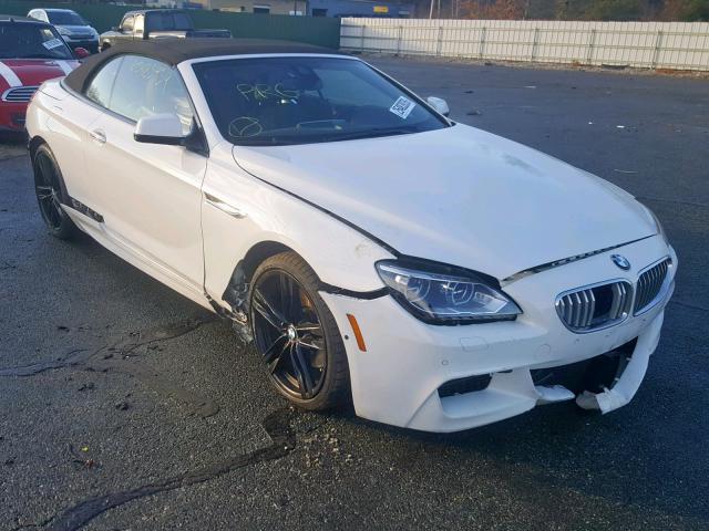 WBAYP1C56FD216994 - 2015 BMW 650 XI WHITE photo 1