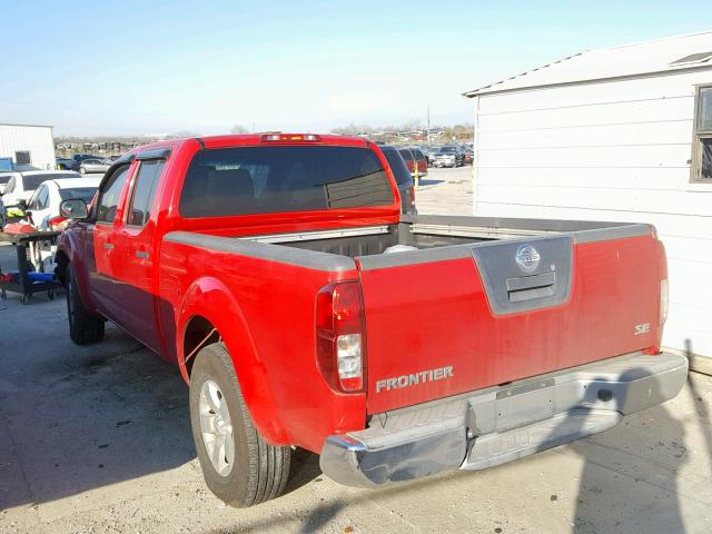 1N6AD09U89C404798 - 2009 NISSAN FRONTIER C RED photo 3