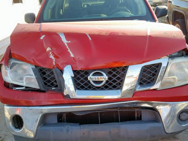 1N6AD09U89C404798 - 2009 NISSAN FRONTIER C RED photo 7