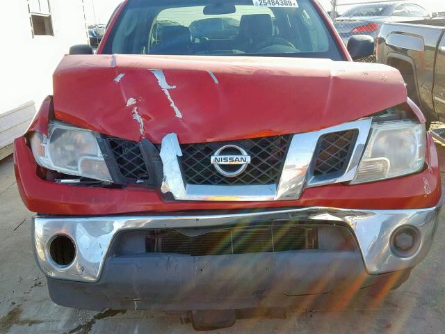 1N6AD09U89C404798 - 2009 NISSAN FRONTIER C RED photo 9