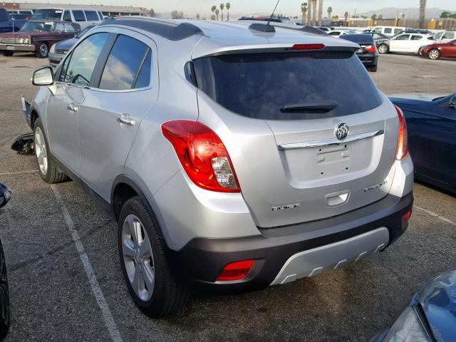 KL4CJASB9FB271158 - 2015 BUICK ENCORE SILVER photo 3