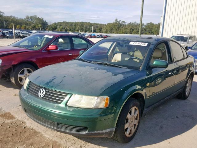 WVWPD63B4XE491186 - 1999 VOLKSWAGEN PASSAT GLX 绿色 照片 2
