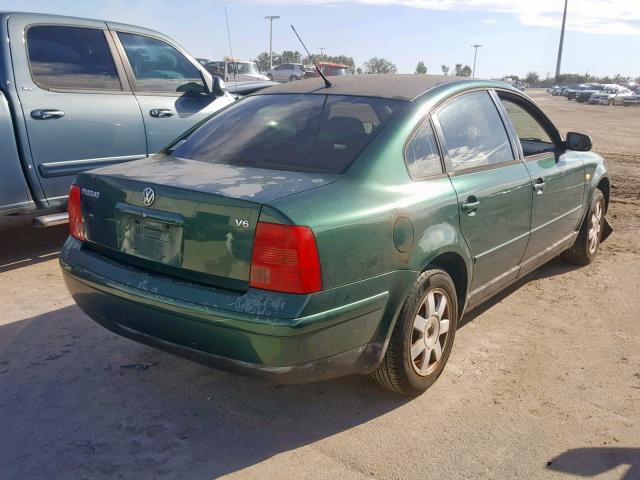 WVWPD63B4XE491186 - 1999 VOLKSWAGEN PASSAT GLX 绿色 照片 4