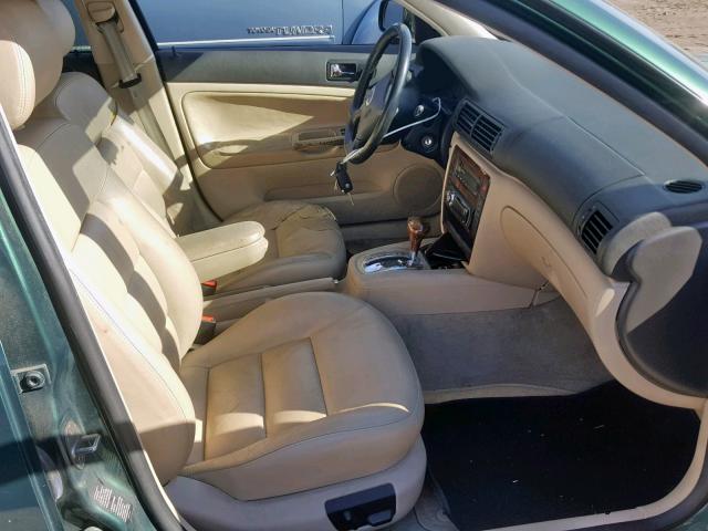 WVWPD63B4XE491186 - 1999 VOLKSWAGEN PASSAT GLX 绿色 照片 5