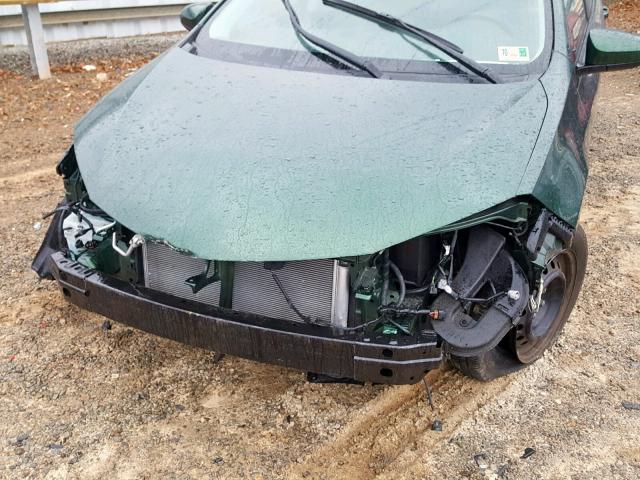 2T1BPRHE4EC038644 - 2014 TOYOTA COROLLA EC GREEN photo 9