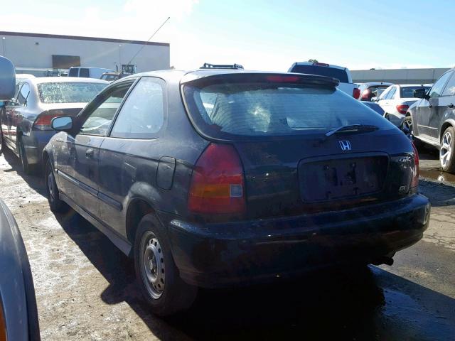 2HGEJ6343TH115505 - 1996 HONDA CIVIC DX BLACK photo 3