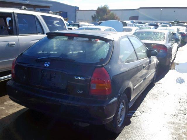 2HGEJ6343TH115505 - 1996 HONDA CIVIC DX BLACK photo 4