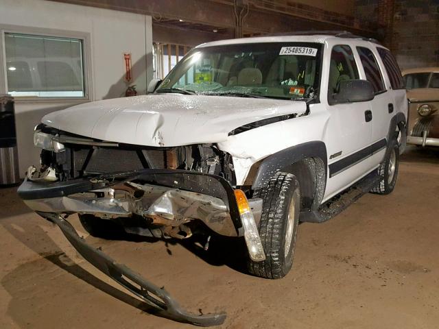 1GNEC13Z22R169276 - 2002 CHEVROLET TAHOE WHITE photo 9