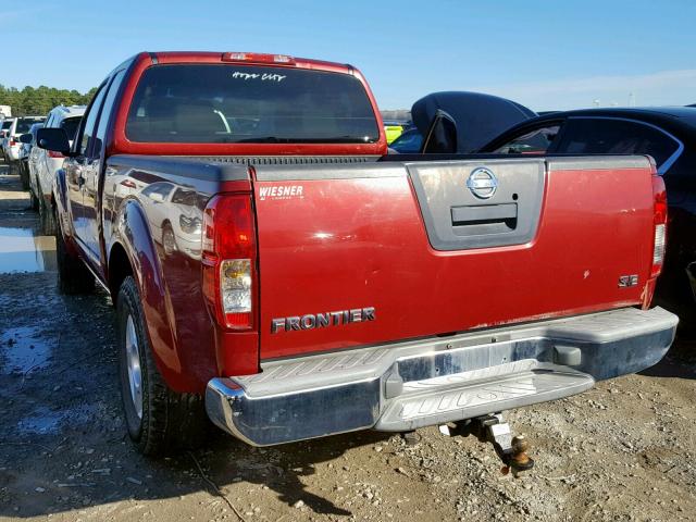 1N6AD06U06C449640 - 2006 NISSAN FRONTIER K MAROON photo 3