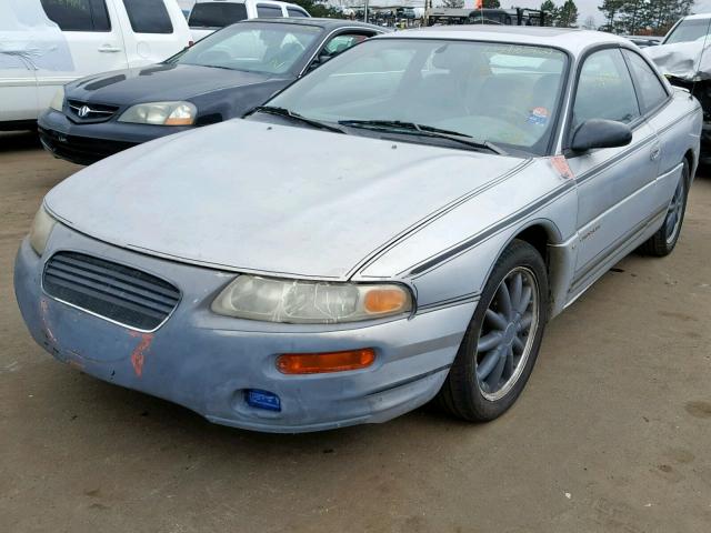 4C3AU52NXVE179000 - 1997 CHRYSLER SEBRING LX SILVER photo 2