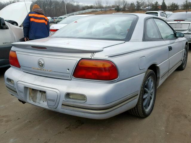 4C3AU52NXVE179000 - 1997 CHRYSLER SEBRING LX SILVER photo 4