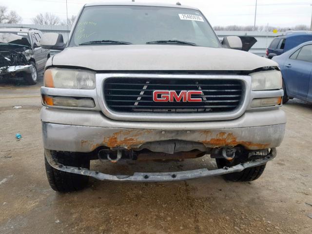 1GKFK16Z45J159965 - 2005 GMC YUKON XL K SILVER photo 9