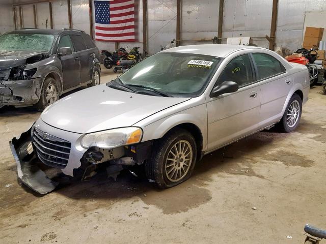 1C3EL46X84N344326 - 2004 CHRYSLER SEBRING LX SILVER photo 9