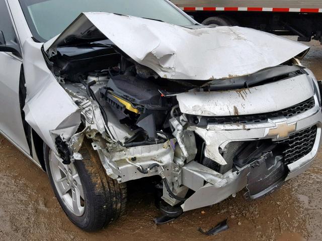 1G11B5SLXFF216052 - 2015 CHEVROLET MALIBU LS SILVER photo 9
