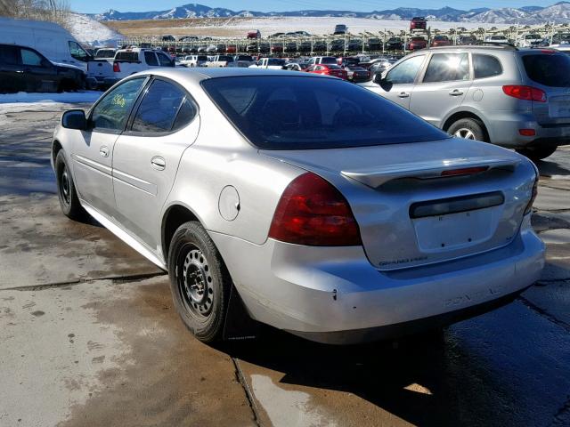 2G2WP552671190693 - 2007 PONTIAC GRAND PRIX SILVER photo 3