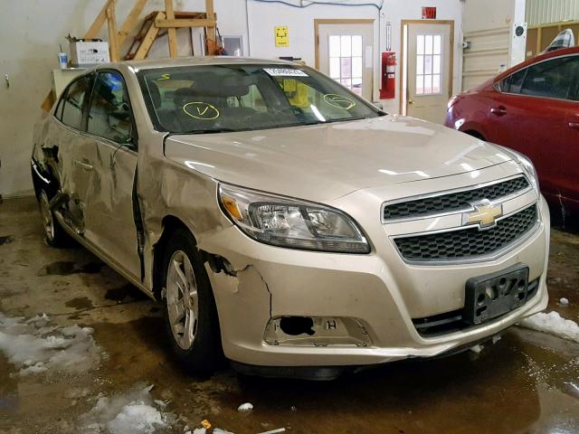 1G11B5SA3DF200304 - 2013 CHEVROLET MALIBU LS GOLD photo 1