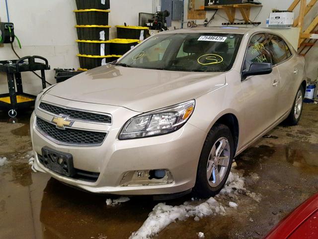 1G11B5SA3DF200304 - 2013 CHEVROLET MALIBU LS GOLD photo 2