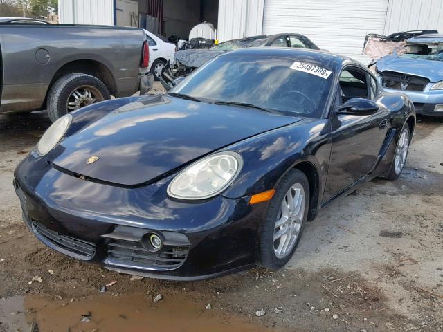 WP0AA29887U760377 - 2007 PORSCHE CAYMAN S BLACK photo 2